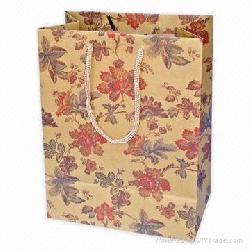 Túi giấy krap in hoa-